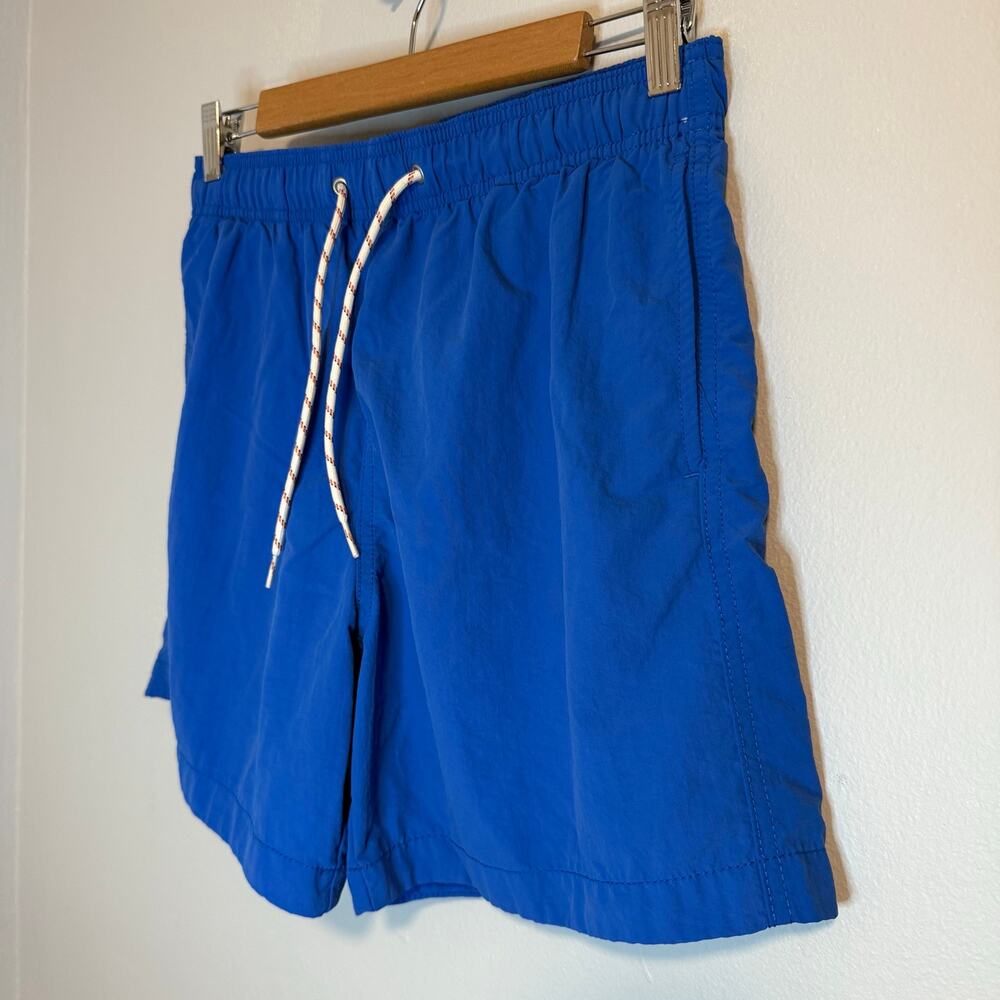 H&M Men’s Blue Swim Trunks Size Small Drawstring Swim Shorts Board Shorts Summer